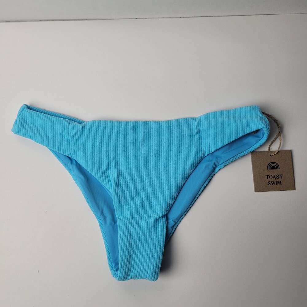 Free People Toast Swim Low Rise Hipster Turquoise Sea Sz XS NWT